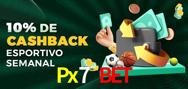 10% de bônus de cashback na Px7 Bet
